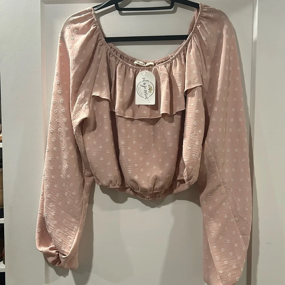 Pink Ruffle Top - Picture 1 of 4